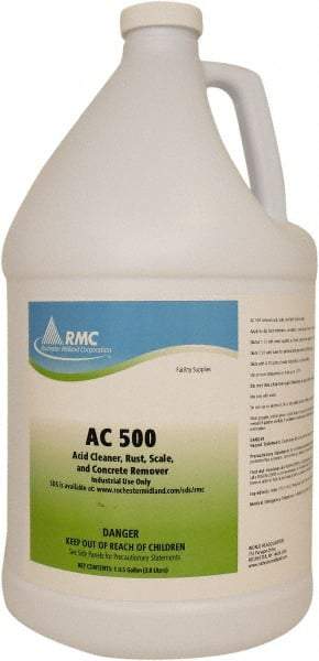 Rochester Midland Corporation - 1 Gal Bottle Rust Remover - Concentrated, Removes Rust Deposits & Lime Scale - Caliber Tooling