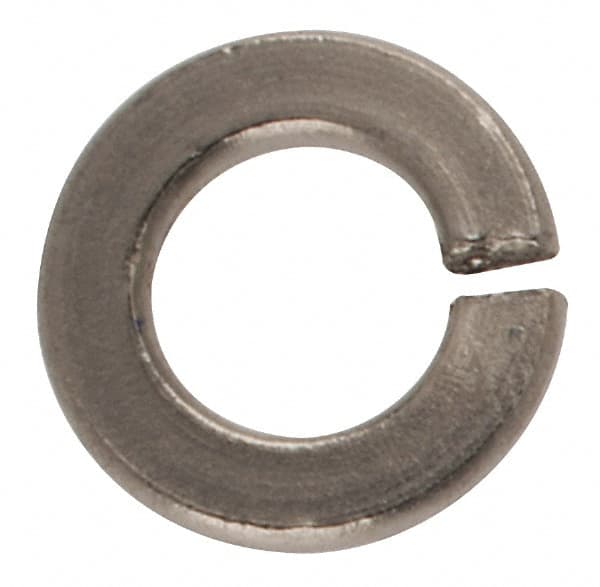 Value Collection - #2, 0.02" Thick Split Lock Washer - 316 Stainless Steel, Uncoated, 0.088" Min ID, 0.094" Max ID - Caliber Tooling