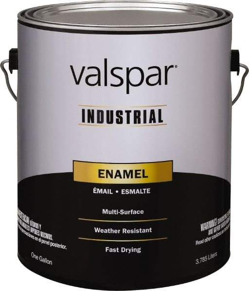 Valspar - 1 Gal Black Gloss Finish Enamel Paint - Interior/Exterior, 400 gL VOC Compliance - Caliber Tooling