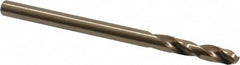 Precision Twist Drill - 0.1299", 135° Point Angle, Spiral Flute, Screw Machine Drill Bit - Caliber Tooling