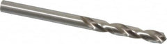 Precision Twist Drill - #20 118° Spiral Flute High Speed Steel Screw Machine Drill Bit - Bright Finish, Right Hand Cut, 1-1/16" Flute Length, 2-1/8" OAL, Standard Point, Straight Shank - Caliber Tooling