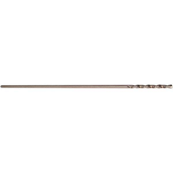 Precision Twist Drill - 13/64" Diam, 12" OAL Oxide/Gold Cobalt Aircraft Extension Drill Bit - Caliber Tooling