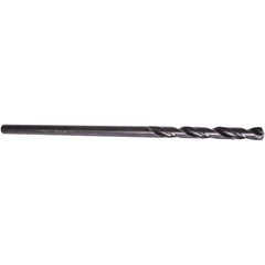 Precision Twist Drill - 0.1285" Diam, 12" OAL Oxide High Speed Steel Aircraft Extension Drill Bit - Caliber Tooling