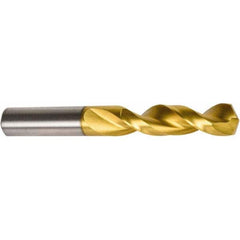 Precision Twist Drill - 23/64" 135° Parabolic Flute High Speed Steel Screw Machine Drill Bit - Caliber Tooling