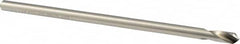 Precision Twist Drill - 1/4" Body Diam, 90°, 6" OAL, High Speed Steel Spotting Drill - Caliber Tooling