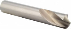 Precision Twist Drill - 1" Body Diam, 120°, 6" OAL, High Speed Steel Spotting Drill - Caliber Tooling