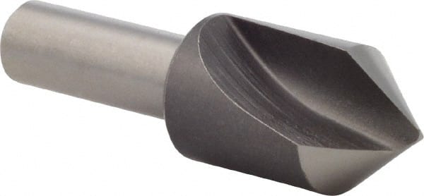 Precision Twist Drill - 5/8" Head Diam, 3/8" Shank Diam, 1 Flute 82° High Speed Steel Countersink - Caliber Tooling