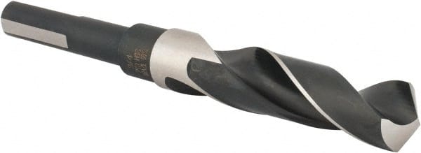 Precision Twist Drill - 3/4" Drill, 118° Point, High Speed Steel Silver Deming & Reduced Shank Drill Bit - Caliber Tooling