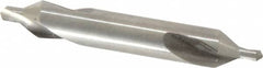 Precision Twist Drill - #4 Plain Cut 60° Incl Angle High Speed Steel Combo Drill & Countersink - Caliber Tooling