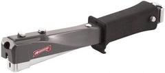 Arrow - Manual Hammer Tacker - 1/4, 5/16, 3/8" Staples, Gray & Black, Steel - Caliber Tooling