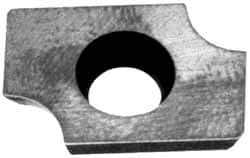 Superbee - EM19C120 Grade ENT56 Carbide Milling Insert - Uncoated, 0.156" Thick - Caliber Tooling