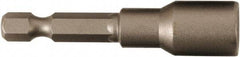 Wiha - 5mm Magnetic Nutsetter - 1/4" Hex Drive, 2-1/8" OAL - Caliber Tooling