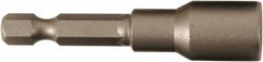 Wiha - 6mm Magnetic Nutsetter - 1/4" Hex Drive, 2-1/8" OAL - Caliber Tooling