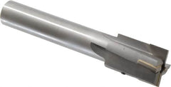Made in USA - 1-3/8" Diam, 1" Shank, Diam, 4 Flutes, Straight Shank, Interchangeable Pilot Counterbore - 6-5/8" OAL, Bright Finish, Carbide-Tipped - Caliber Tooling