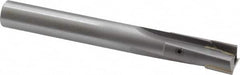 Made in USA - 9/16" Diam, 1/2" Shank, Diam, 3 Flutes, Straight Shank, Interchangeable Pilot Counterbore - 4-5/16" OAL, Bright Finish, Carbide-Tipped - Caliber Tooling