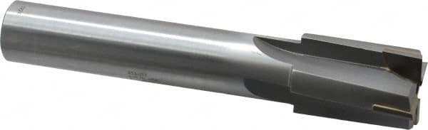 Made in USA - 1-5/8" Diam, 1-1/4" Shank, Diam, 4 Flutes, Straight Shank, Interchangeable Pilot Counterbore - Caliber Tooling