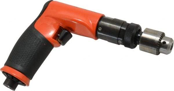 Dotco - 1/4" Keyed Chuck - Pistol Grip Handle, 1,000 RPM, 0.4 hp, 90 psi - Caliber Tooling