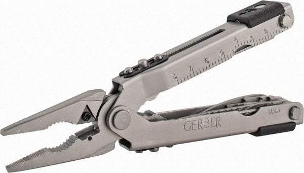 Gerber - 14 Piece, Multi-Tool Set - 6-5/8" OAL, 4-59/64" Closed Length - Caliber Tooling