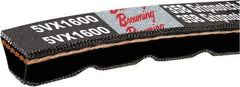 Browning - Section 3VX, 3/8" Wide, 28" Outside Length, Gripnotch V-Belt - Rubber Compound, 358 Gripnotch, No. 3VX280 - Caliber Tooling