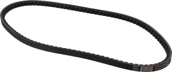 Browning - Section AX, 1/2" Wide, 36" Outside Length, Gripnotch V-Belt - Rubber Compound, Gripnotch, No. AX34 - Caliber Tooling