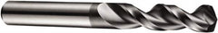 DORMER - 39/64" 130° Parabolic Flute Cobalt Screw Machine Drill Bit - AlCrN Finish, Right Hand Cut, 70mm Flute Length, 108mm OAL, PFX Point, Straight Shank - Caliber Tooling