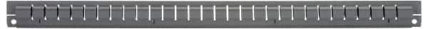 Vidmar - Tool Box Steel Drawer Divider - 2-5/8" Wide x 25-1/2" Deep x 7" High, Gray, For Vidmar Cabinets - Caliber Tooling