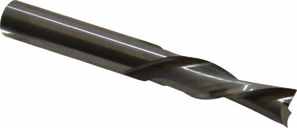 Onsrud - 3/8" Cutting Diam x 1-1/4" Length of Cut, 2 Flute, Downcut Spiral Router Bit - Uncoated, Right Hand Cut, Solid Carbide, 3" OAL x 3/8" Shank Diam, Double Edge, 30° Helix Angle - Caliber Tooling