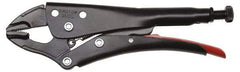 Proto - 9-7/16" OAL Standard Jaw Locking Pliers - 1/2" Jaw Width, 1-25/32" Jaw Depth, 2-23/64" Jaw Opening, Standard Handle - Caliber Tooling