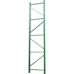 Vestil - 24,000 Lb Capacity Heavy-Duty Framing Upright Pallet Storage Rack - 42" Wide x 144" High x 42" Deep, Green - Caliber Tooling