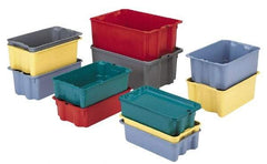 LEWISBins+ - 500 Lb Load Capacity Blue Fiberglass Tote Container - Stacking, Nesting, 24.3" Long x 14.8" Wide x 5.1" High - Caliber Tooling