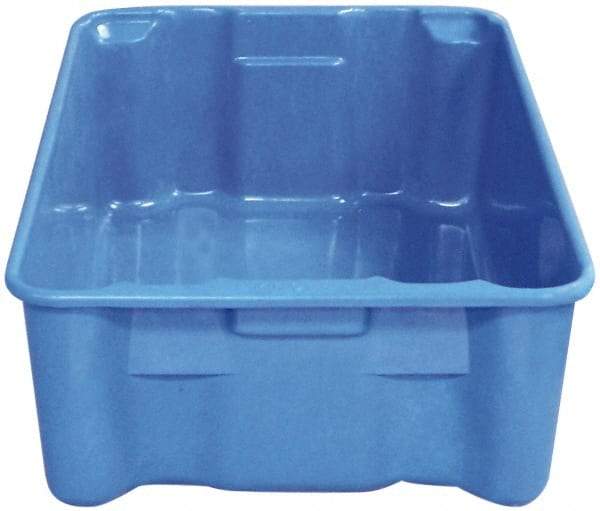 MFG Tray - 500 Lb Load Capacity Blue Fiberglass Tote Container - Stacking, Nesting, 42-1/2" Long x 20" Wide x 14.3" High - Caliber Tooling