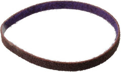 3M - 1/2" Wide x 18" OAL, Aluminum Oxide Abrasive Belt - Aluminum Oxide, Medium, Nonwoven, Series DF-BL - Caliber Tooling