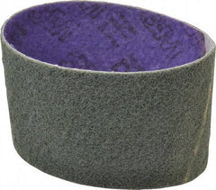 3M - 3-1/2" Wide x 15-1/2" OAL, Aluminum Oxide Abrasive Belt - Aluminum Oxide, Fine, Nonwoven, Series DF-BL - Caliber Tooling