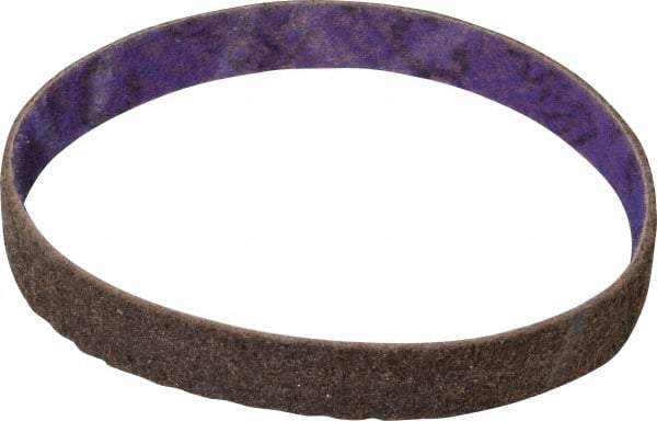 3M - 3/4" Wide x 18" OAL, Aluminum Oxide Abrasive Belt - Aluminum Oxide, Coarse, Nonwoven, Series DF-BL - Caliber Tooling