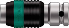 Wera - 1/4" Drive, 1/4" Insert, Hex Drive Bit Adapter - Caliber Tooling