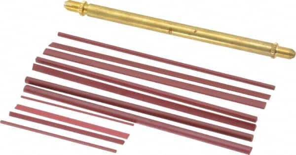 Value Collection - 12 Piece Synthetic Ruby Stone Kit - Fine - Caliber Tooling