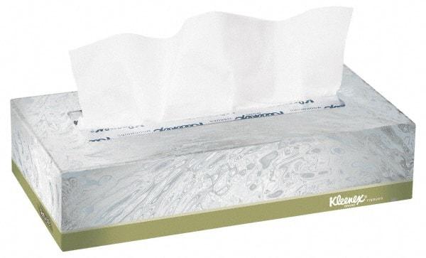 Kleenex - Flat Box of White Facial Tissues - 2 Ply - Caliber Tooling