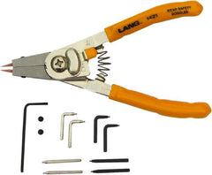 Lang - Standard Jaw, Snap Ring Plier - 1" OAL, Internal & External Snap Ring - Caliber Tooling