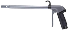 Guardair - 120 Max psi Maximum Power Venturi Nozzle Pistol Grip Blow Gun - 3/8 NPT, 24" Tube Length, Aluminum - Caliber Tooling