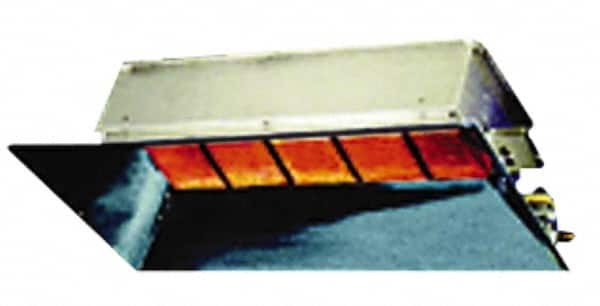 TPI - 12" Long x 12" Wide x 50" High, 600 Volt, Infrared Suspended Heater - Caliber Tooling