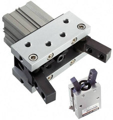 SMC PNEUMATICS - M3x0.5 Single Action Air Gripper - External Parallel Gripper, 36 to 102 psi - Caliber Tooling