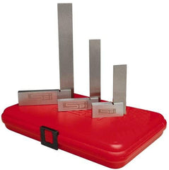 SPI - 3 Piece, 2, 3, 4 Inch Base Length, 2, 4, 6 Inch Blade Length, Square Set - Caliber Tooling