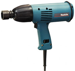 Makita - 1/2" Drive, 150 Ft/Lb Torque, Pistol Grip Handle, 2,200 RPM, Impact Wrench - 3.3 Amps, 120 Volts - Caliber Tooling