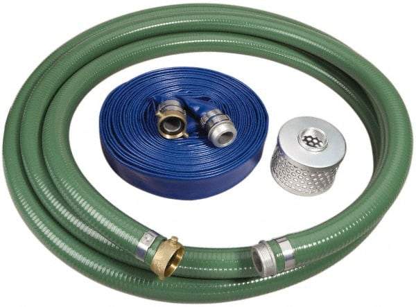 Alliance Hose & Rubber - Suction and Discharge Pump Hose Kits - For Use with 3 Inch Pumps - Caliber Tooling