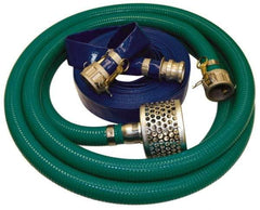 Alliance Hose & Rubber - Suction and Discharge Pump Hose Kits - For Use with 2 Inch Pumps with Cam and Groove Couplings - Caliber Tooling