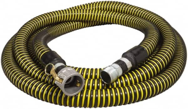 Alliance Hose & Rubber - -40 to 140°F, 2" Inside x 2.76" Outside Diam, Polyethylene Liquid Suction & Discharge Hose - Caliber Tooling