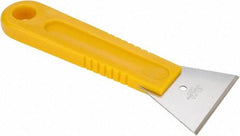 Olfa - Stainless Steel 1-Edge Scraper - 1-1/4" Blade Width x 2-21/64" Blade Length, 6-5/16" Long Handle - Caliber Tooling