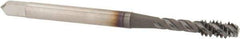 OSG - #6-32 UNC 3 Flute 3B Modified Bottoming Spiral Flute Tap - Vanadium High Speed Steel, TiCN Finish, 2" OAL, Right Hand Flute, Right Hand Thread, H2, Series 290 - Caliber Tooling