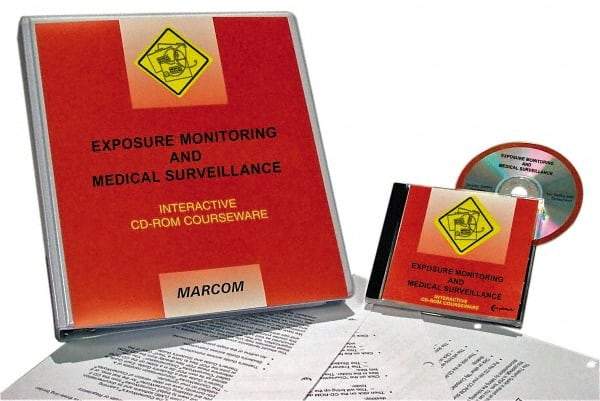 Marcom - Exposure Monitoring & Medical Surveillance, Multimedia Training Kit - 45 min Run Time CD-ROM, English & Spanish - Caliber Tooling