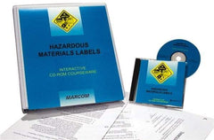 Marcom - Hazardous Materials Labels, Multimedia Training Kit - 45 min Run Time CD-ROM, English & Spanish - Caliber Tooling